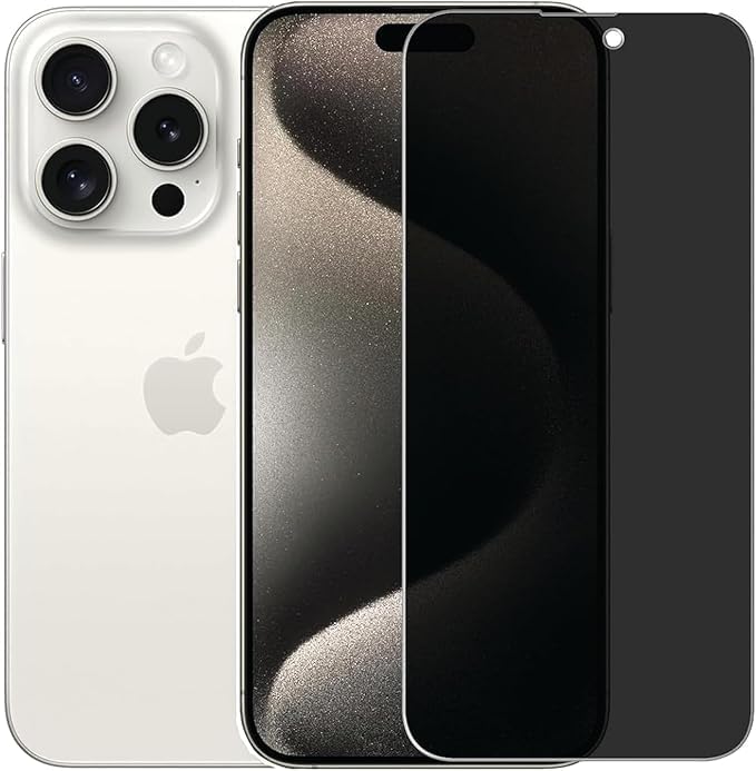 سعر ومواصفات شاشة حماية الخصوصية 360 درجة من Vvoltمتوافق مع iPhone14ProMax زجاج ياباني مضاد للتجسس من 4 اتجاهات، صلابة 9H مقاومة للخدش والصدمات، سهلة التركيب مع إطار. (B0FRY6J6ZP) على Amazon EG