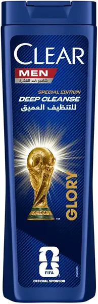 سعر ومواصفات شامبو مضاد للقشرة إصدار محدود لكأس العالم للرجال للتنظيف العميق، تنظيف عميق لفروة الرأس 10 مرات أكثر بفضل تركيبة فائقة الأداء من كلير، 360 مل (B0GZP2W24P) على Amazon EG