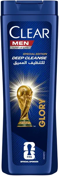 سعر ومواصفات شامبو مضاد للقشرة إصدار محدود لكأس العالم للرجال للتنظيف العميق، تنظيف عميق لفروة الرأس 10 مرات أكثر بفضل تركيبة فائقة الأداء من كلير، 180 مل (B0GZP6RW4H) على Amazon EG