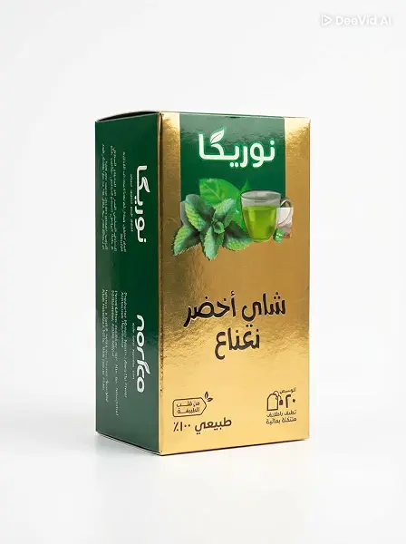 سعر ومواصفات شاي أخضر بالنعناع من نوريكا 20 ظرف (B0GPX2SVTM) على Amazon EG