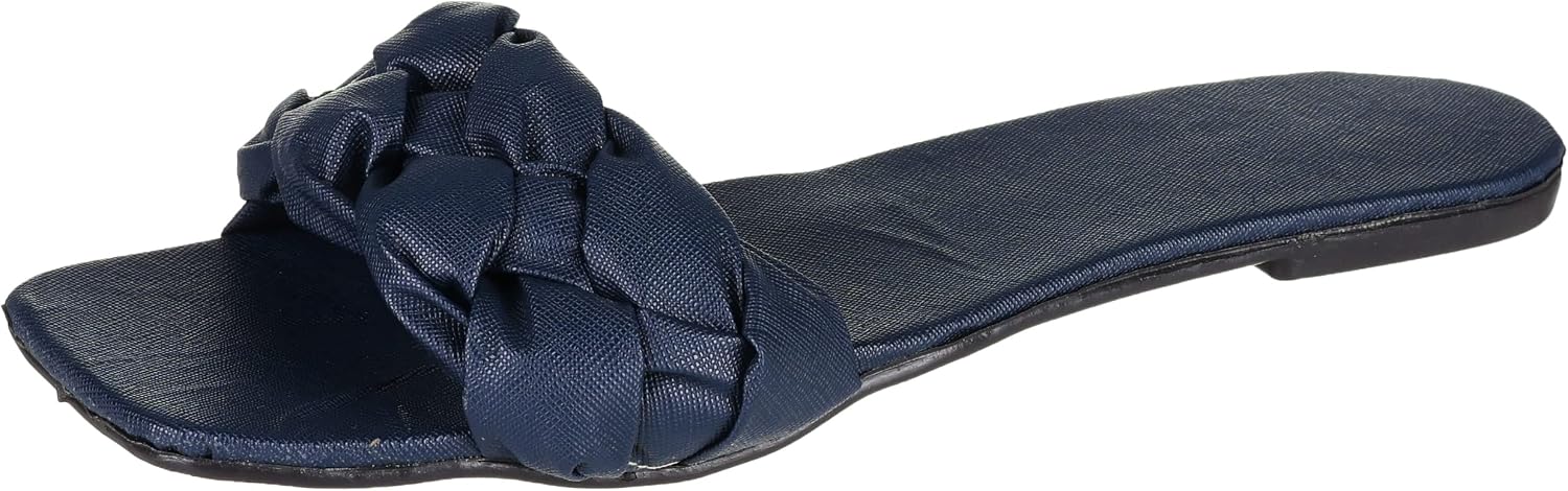 سعر ومواصفات شبشب سلايدز من الجلد الصناعي للنساء او اكس، موديل OX008 (B0C43JJHTT) على Amazon EG