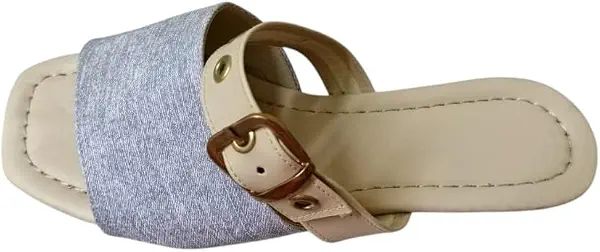سعر ومواصفات كاريسما صندل مسطح بحزام وإبزيم للنساء من كاريزما (B0F381QFLG) على Amazon EG
