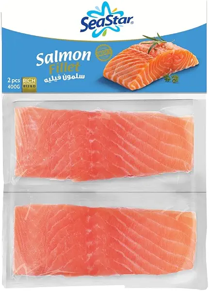 سعر ومواصفات شرائح فيليه سلمون من سي ستار، قطعتان، 400 جم (B0G39WS32G) على Amazon EG