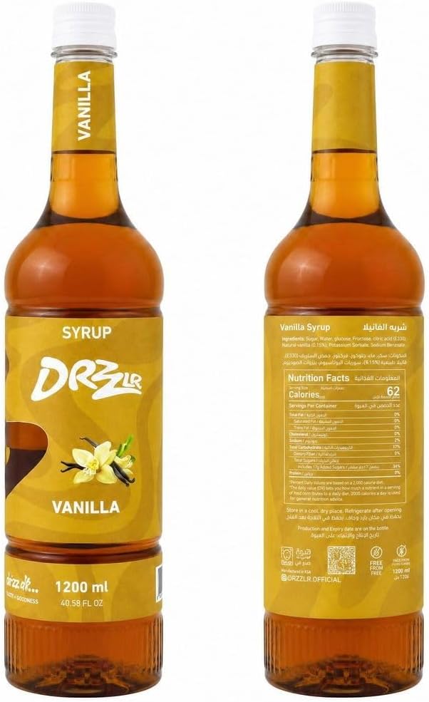 سعر ومواصفات شراب بنكهة الفانيليا من درزلر، 1200 مل (B0HFG29WD5) على Amazon EG