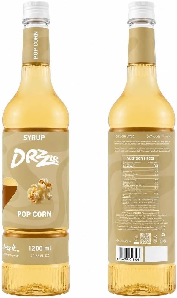سعر ومواصفات شراب بنكهة الفشار من درزلر، 1200 مل (B0HFFZ7HYC) على Amazon EG