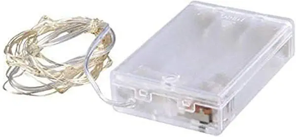 سعر ومواصفات شريط اضاءة ابيض يعمل بالبطارية 20 مصباح LED بسلك نحاسي بطول 2 متر , عدد 1، (B091BS3F99) على Amazon EG