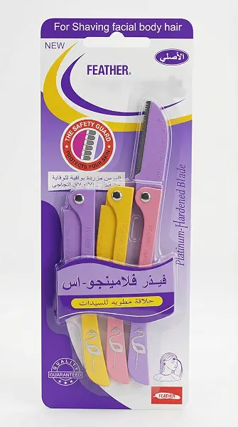 سعر ومواصفات شفرات حلاقة شعر الوجه والجسم من EZABILLA - طقم مكون من 3 قطع بشفرات بلاتينية مزودة بواقٍ للأمان للبشرة - الهدية المثالية لها (B0GQVKMC67) على Amazon EG