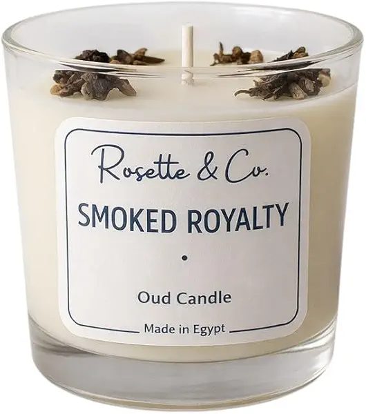سعر ومواصفات شمعة معطرة برائحة الملكية المدخنة من روزيت اند كو (B0GN3GXRT8) على Amazon EG