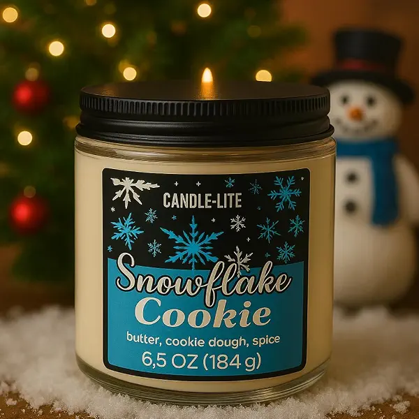 سعر ومواصفات شمعة معطرة في برطمان زجاجي برائحة البسكويت "SNOWFLAKE COOKIE"، بوقت احتراق 40 ساعة بفتيل واحد من قنواتي، بوزن 184.27 جم (B0FYGJZS28) على Amazon EG