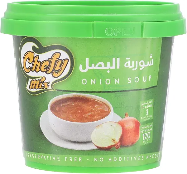 سعر ومواصفات شوربة بصل من شيفي ميكس، 120 جرام (B09RQ8VGY8) على Amazon EG