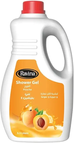 سعر ومواصفات صابون استحمام برائحة الخوخ من ريفينا، 3.3 لتر (B0C69N6C5M) على Amazon EG