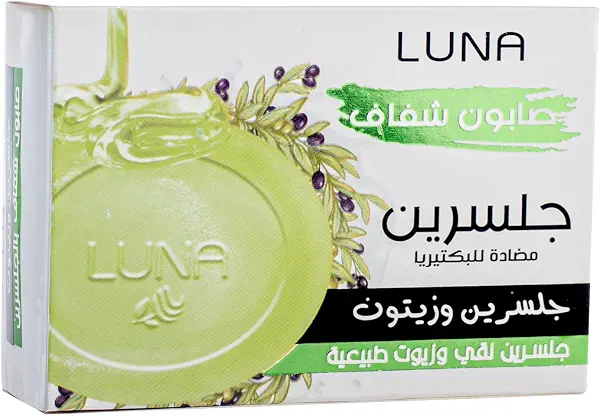 سعر ومواصفات صابون جلسرين لونا بالزيتون ضد البكتريا 100 جرام (B0C4YS65XN) على Amazon EG