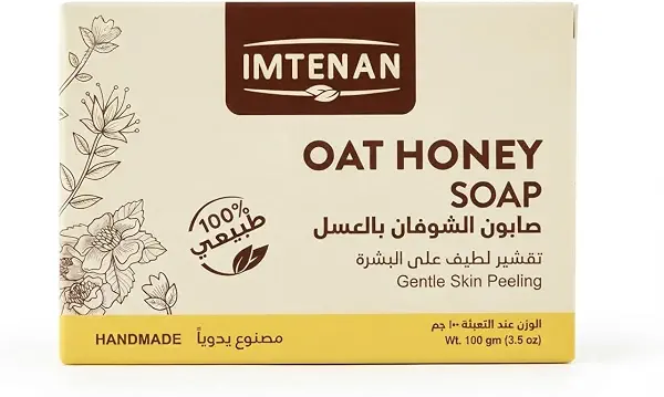 سعر ومواصفات صابون عسل الشوفان من امتنان، 100 جرام (B08X6DDCWK) على Amazon EG