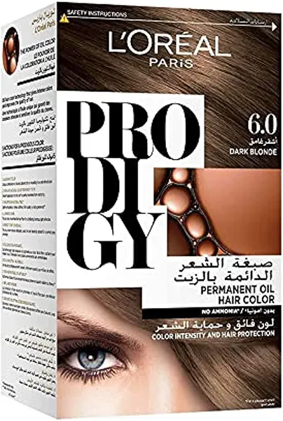 سعر ومواصفات صبغة شعر دائمة بروديجي من لوريال باريس لون أشقر غامق 6.0 (B07MTTC9TH) على Amazon EG