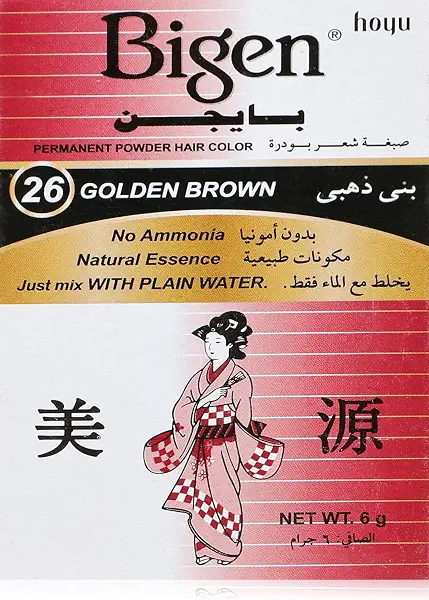 سعر ومواصفات صبغة شعر من بيجن رقم 26، ذهبي بني (B0C9D8W8XG) على Amazon EG