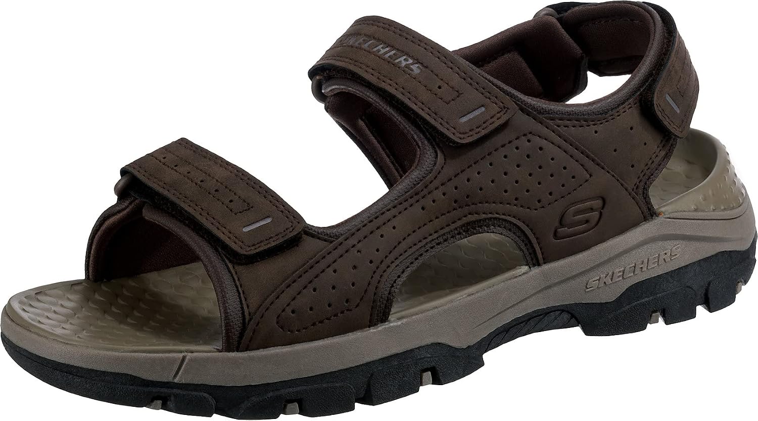 سعر ومواصفات صندل رجالي مقاوم للماء من Skechers مزود بفتحة عند الأصابع (B07WHFBDX5) على Amazon EG