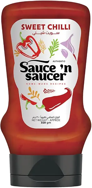 سعر ومواصفات صوص شيلي حلو من Sauce and Saucer، 310 جرام (B0HJ667Y8P) على Amazon EG