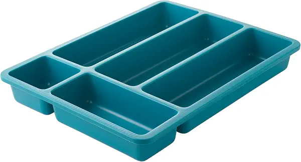 سعر ومواصفات صينية ادوات المائدة - لون ازرق مخضر - 28×36 سم (B09H53JMHK) على Amazon EG