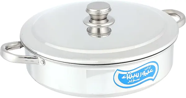 سعر ومواصفات صينية الزمنيوم فاخر بغطاء و يدين مقاس 30 (B0BX792CXH) على Amazon EG
