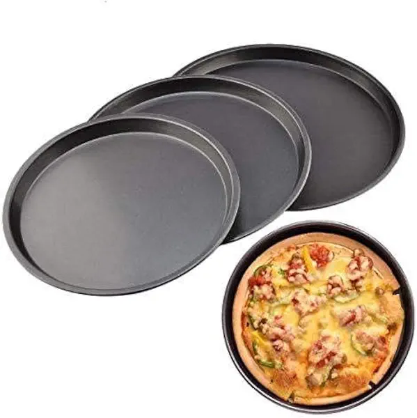 سعر ومواصفات صينية خبز من سكاي كي دائرية بمقاس 28 سم و 25 سم و 23 سم بلون أسود (B08P5GYBDG) على Amazon EG