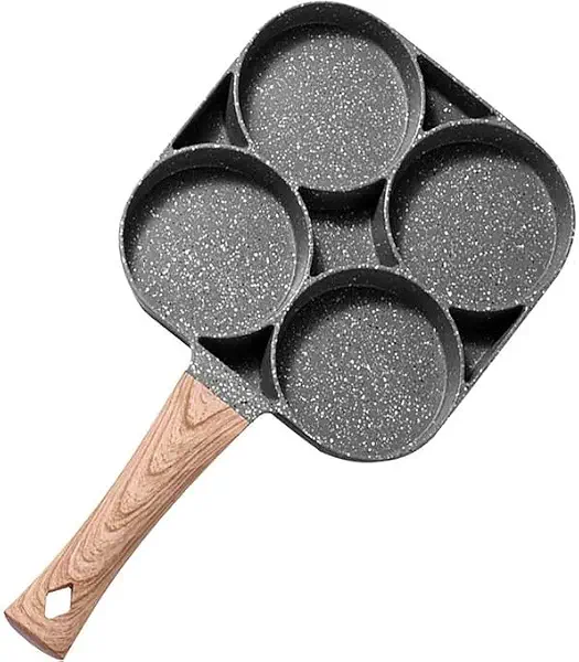 سعر ومواصفات طاسة جريل جرانيت مربعة مقسمة 4 عيون مع يد خشب عازلة للحرارة – مقلاة غير لاصقة متعددة الاستخدام لعمل البيض والبان كيك والقطايف والعجة – مناسبة للمطبخ الحديث (B0GSB2HJXJ) على Amazon EG