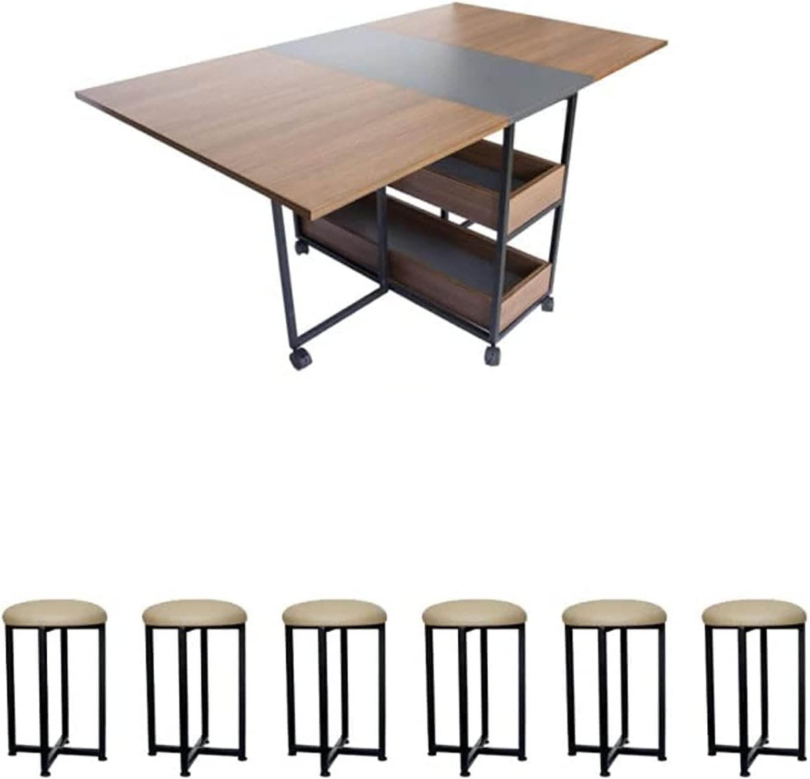 سعر ومواصفات طاولة عصرية مع 6 كراسي من ارتستيكو (B09JMXRWLM) على Amazon EG