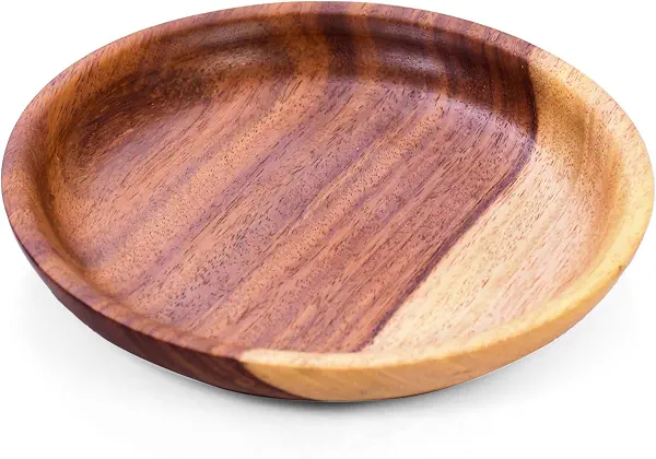 سعر ومواصفات طبق خشبي مسطح سادة بقطر 15 سم من اتش اند كيه ارت (B0FXV76YK4) على Amazon EG