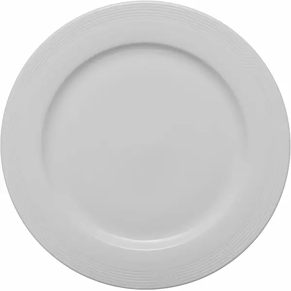 سعر ومواصفات طبق مدور مسطح بحفر من الحواف جوده عاليه البورسلين ابيض رويال بورسلين - 30*30 سم عدد القطع: 1 (B0BPD42BHB) على Amazon EG