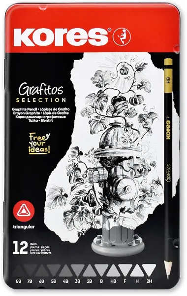 سعر ومواصفات طقم 12 قلم رصاص من كورس علبه صاج موديل 92162 (B08N6YYCRD) على Amazon EG