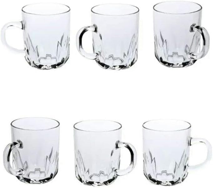سعر ومواصفات طقم اكواب شاي شفاف 6 قطع، زجاج (B0DKF8SXH3) على Amazon EG