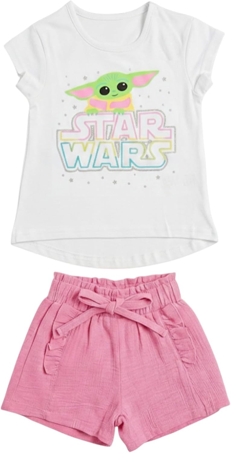 سعر ومواصفات طقم بلوزة بنصف كم وشورت مطبوع بعبارة Star War للبنات من سيكا، - (1 قطعة) (B0GPMZWL39) على Amazon EG