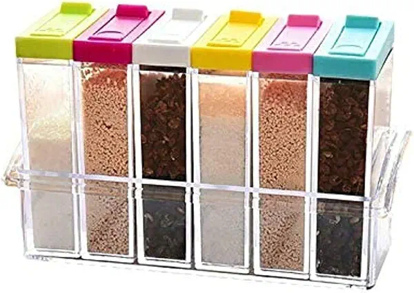 سعر ومواصفات طقم توابل اكريليك - 6 قطع (B091D9489P) على Amazon EG