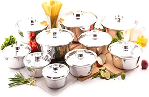 سعر ومواصفات طقم حلل ألومنيوم شرقي 18/36 – 10 قطع من نوفال مودرن (B08WJJF61J) على Amazon EG