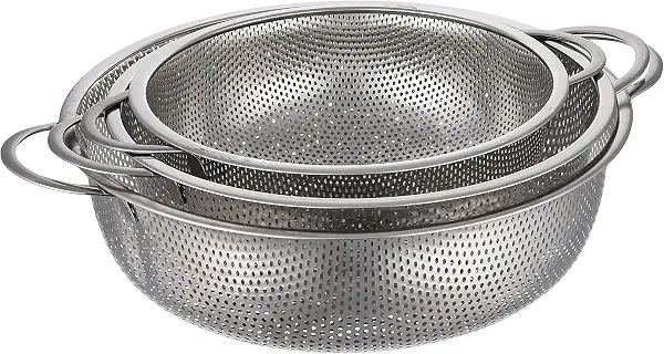 سعر ومواصفات طقم صفاية طعام من 3 قطع مقاس 30، 25، 22 (B08YNJGB32) على Amazon EG