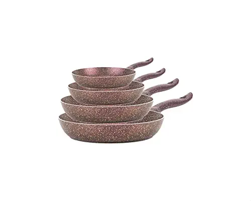 سعر ومواصفات طقم طاسات قلي من نوفال، 4 قطع - بني (B097TXWDDS) على Amazon EG