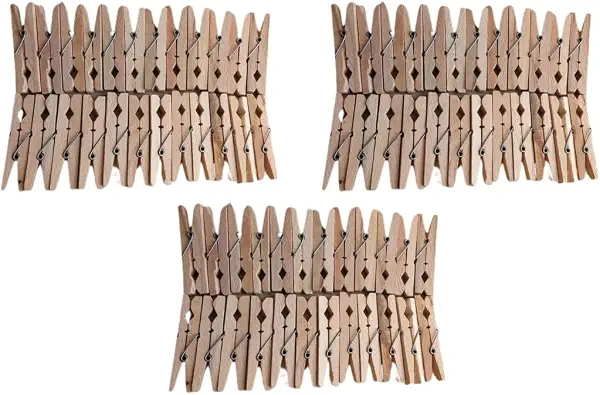 سعر ومواصفات طقم مشابك غسيل خشب زان بسوسته صلب - العمد (72) (B0DQY9MD3J) على Amazon EG