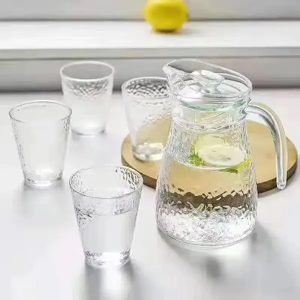 سعر ومواصفات طقم مشروبات 5 قطع من Next Store بتصميم مطرّز أنيق، يشمل دورق زجاجي وأربع كاسات مثالية لتقديم العصائر والمياه والمشروبات الباردة بأناقة (B0FRB2YCCN) على Amazon EG