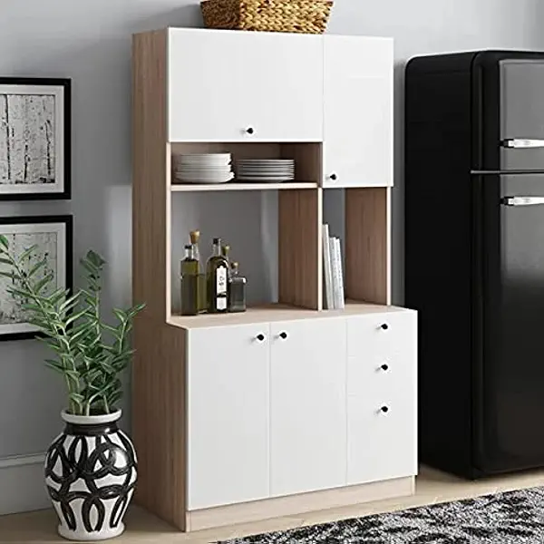 سعر ومواصفات طقم مطبخ باللون الابيض من دوماني - 15، خشب (B099PQLB51) على Amazon EG