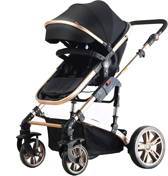 سعر ومواصفات عربة أطفال 3 في 1 من تيكنوم - أسود (B08188CQX8) على Amazon EG
