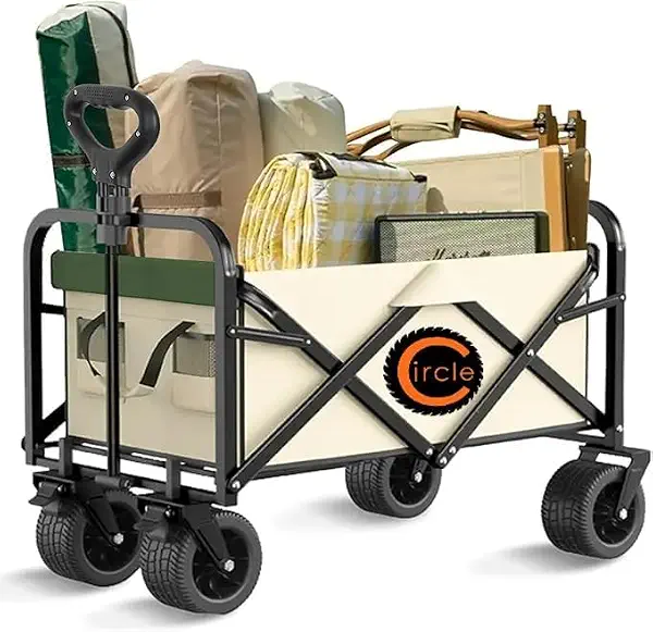 سعر ومواصفات عربة محمولة قابلة للطي بعجلات واسعة 360 درجة تتحمل حتى 150 كيلوجرام للاستخدام في الشاطئ والرحلات والتسوق وحمل الحيوانات الأليفة للعائلة والأم والأب، لون أخضر وأسود (B0DM6RSSXP) على Amazon EG