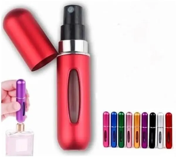 سعر ومواصفات عطر محمول للسفر - بخاخ عطر قابل لإعادة الملء - علبة رذاذ صغيرة للجيب - موزع بخاخ محمول - حافظة مضخة عطر مانعة للتسرب - ملحقات سفر 5 مل جيني (B0D5MP9YZD) على Amazon EG
