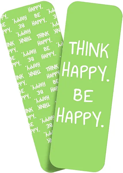 سعر ومواصفات علامة كتاب بطبعة Happy مع حواف مستديرة من واي ام سكيتش، ورق مقوى سميك 5×15 سم، هدية لمحبي الكتب ومناسبة للاستخدام في الجامعة والمكتب وللفنانين وللطلاب والكتب والقراءة والكتابة (قطعة واحدة) (B0BH9B354B) على Amazon EG