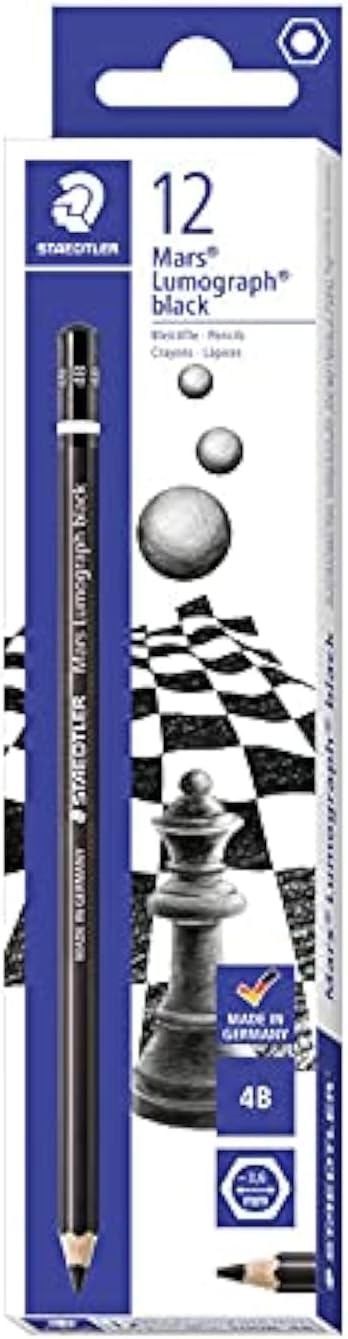 سعر ومواصفات علبة أقلام رصاص 2725618453168 بسن 4B من ستيدلر - 12 قطعة (B09B8X1V38) على Amazon EG