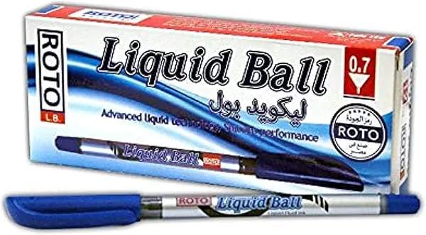 سعر ومواصفات علبة أقلام زرقاء روتو ليكويد بول (B09841WRKS) على Amazon EG