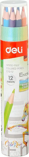 سعر ومواصفات علبة أقلام مكونة من 12 لون متنوع من ديلي، C112-12 (B09X4G7XWJ) على Amazon EG