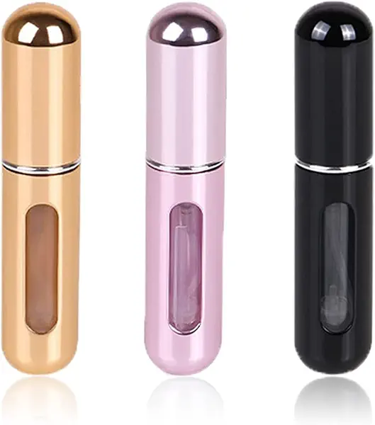 سعر ومواصفات علبة بخاخ عطر صغيرة قابلة لاعادة الملء ومناسبة للسفر من كايزون (عبوة من 3.5 مل) (B09DYN6SYR) على Amazon EG