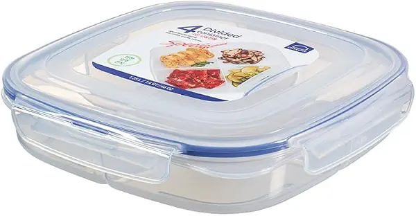 سعر ومواصفات علبة حفظ الطعام مقسمة 4 اجزاء من لوك اند - 1.35 لتر (B089NVZLYV) على Amazon EG