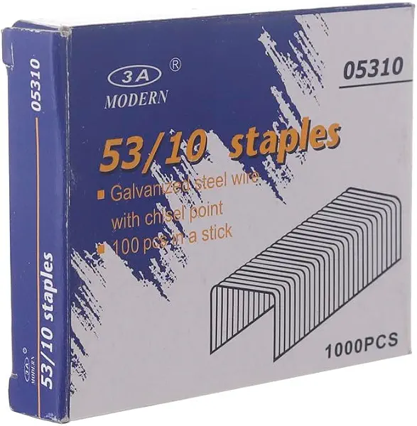 سعر ومواصفات علبة دبابيس 53/10 مقاس 3A من 1000 دبوس - لون فضي، 05310 (B0DD7PR18T) على Amazon EG