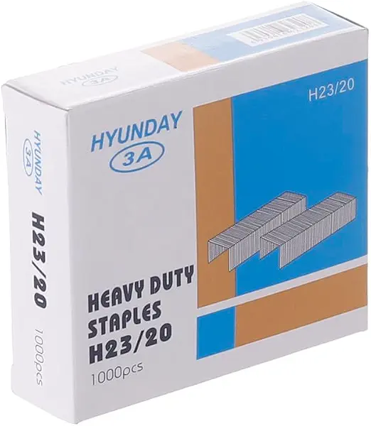 سعر ومواصفات علبة دبابيس شديدة التحمل H23 / 20 من 3A، فضي، 1000 قطعة (B0DD7RBTL6) على Amazon EG