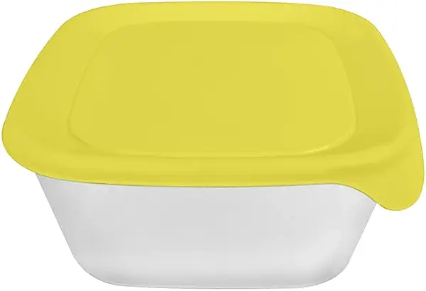سعر ومواصفات علبة كلاسيك مربعه 0.5 لتر اصفر مع شفاف (B09KCLQLBF) على Amazon EG
